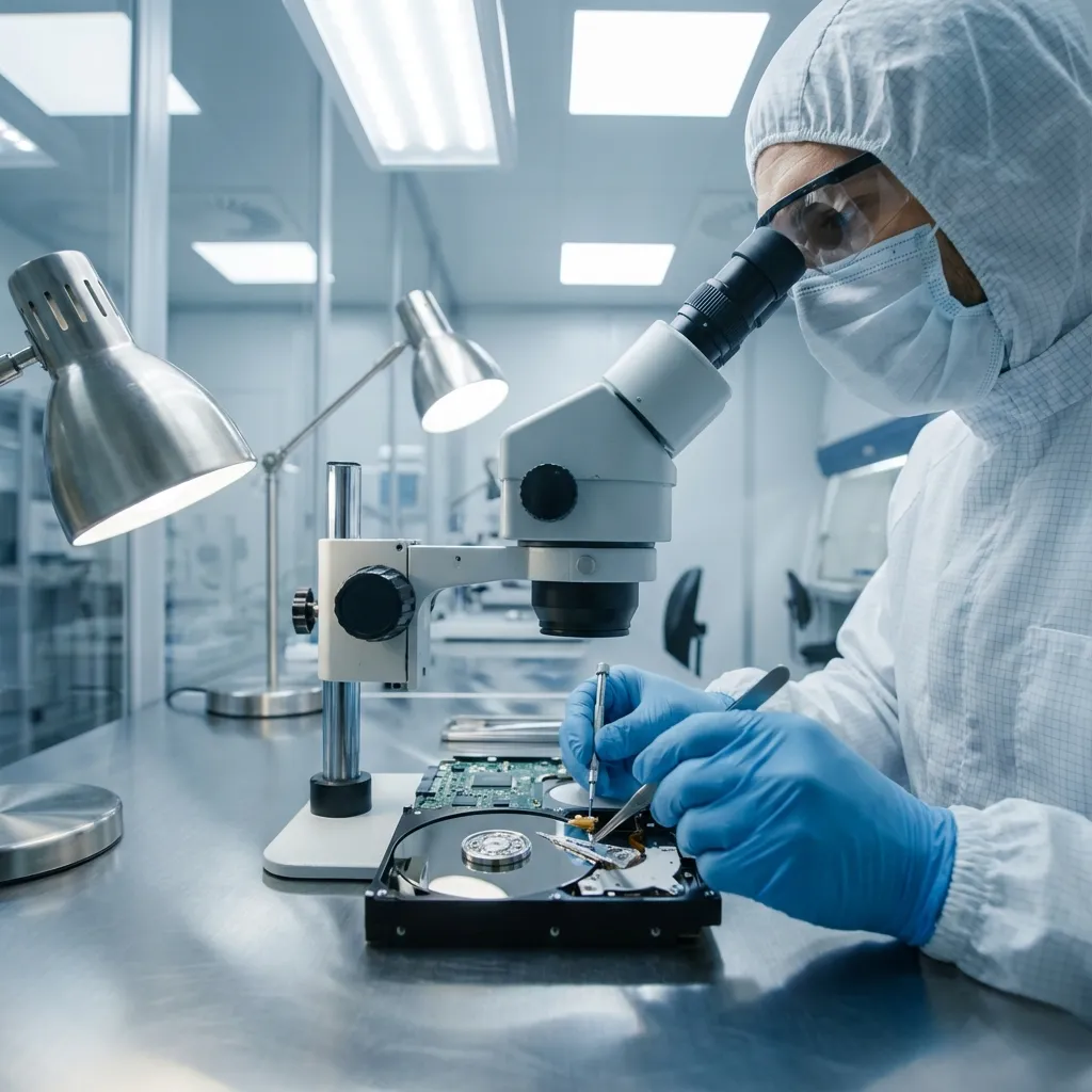 Enterprise data governance laboratory scene