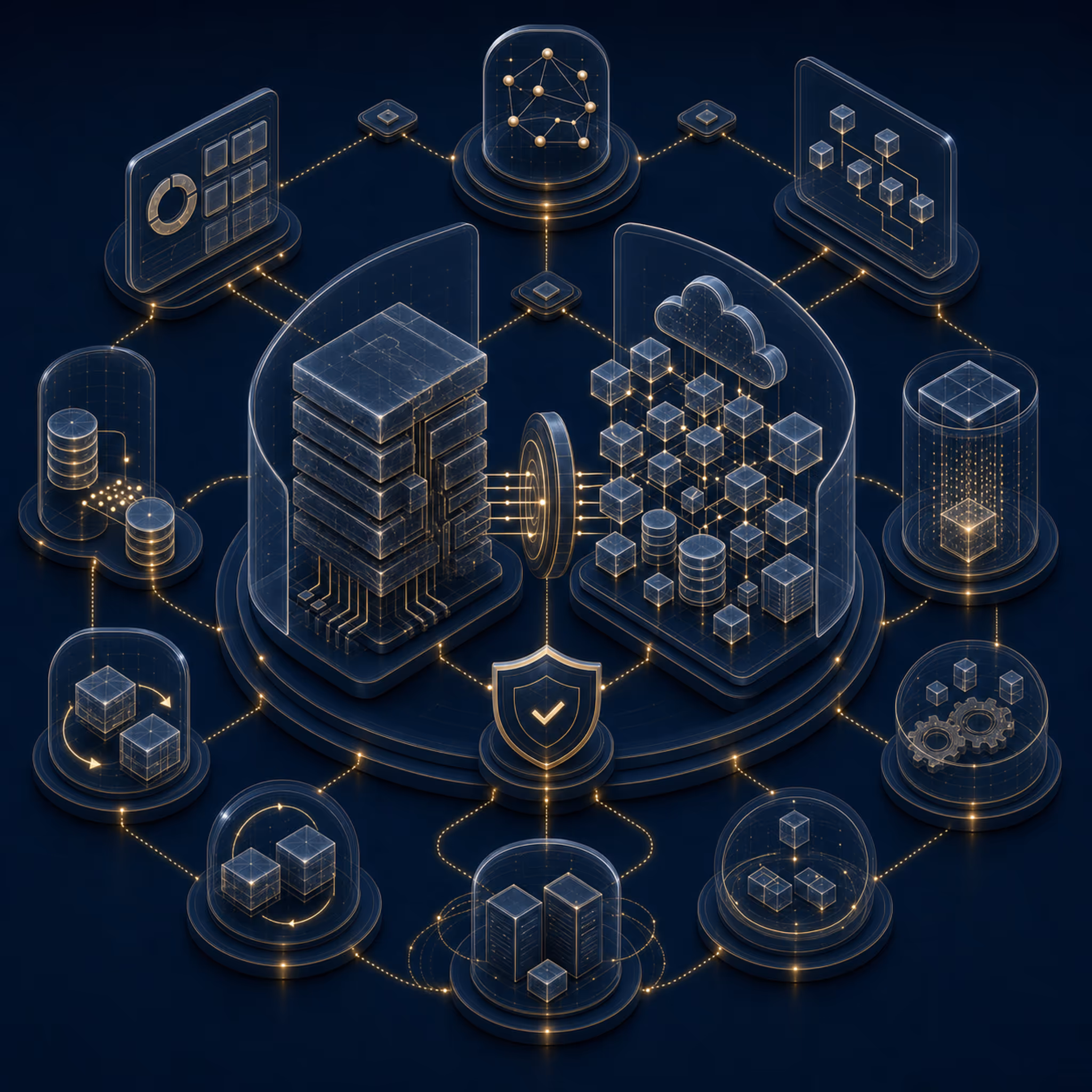 Legacy System Modernization hero infographic slot