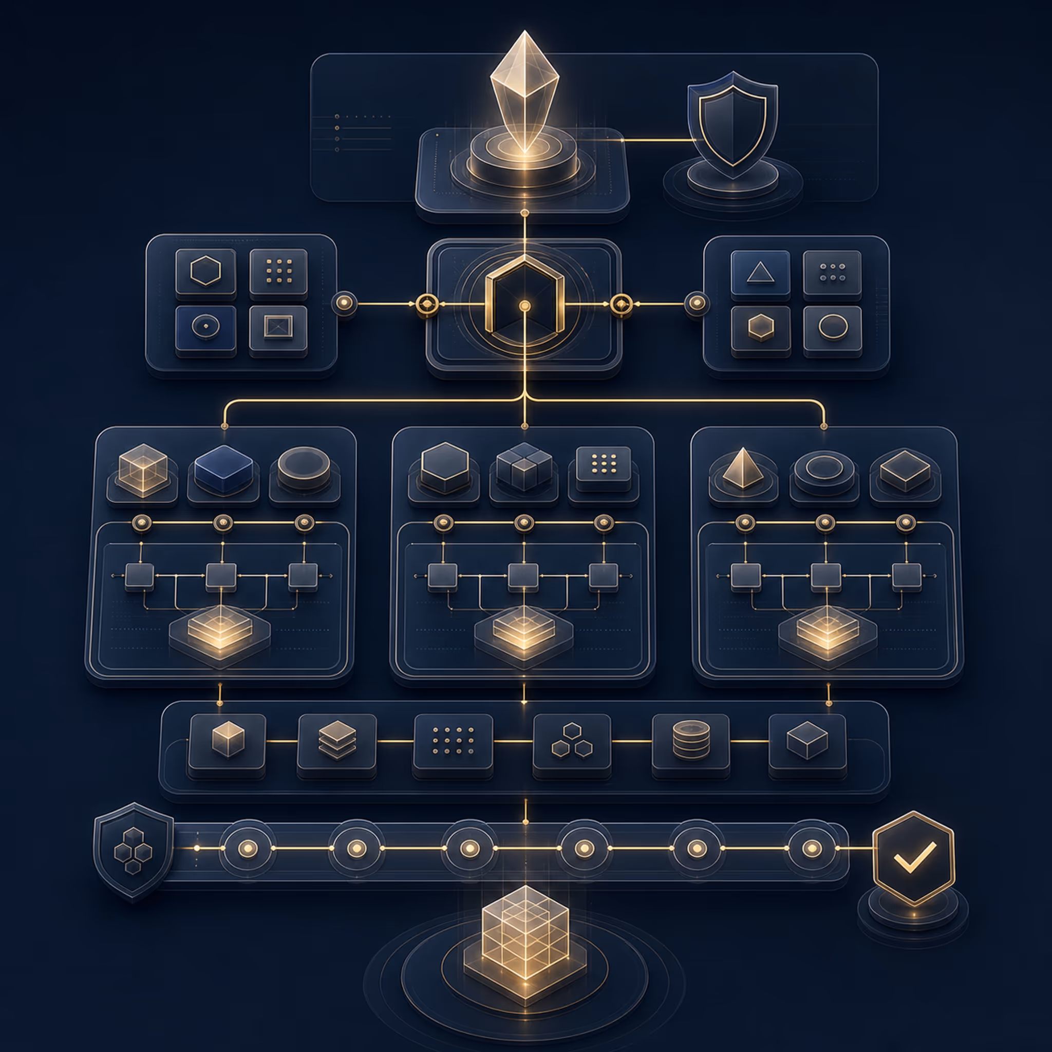 Low-Code / No-Code Development hero infographic slot