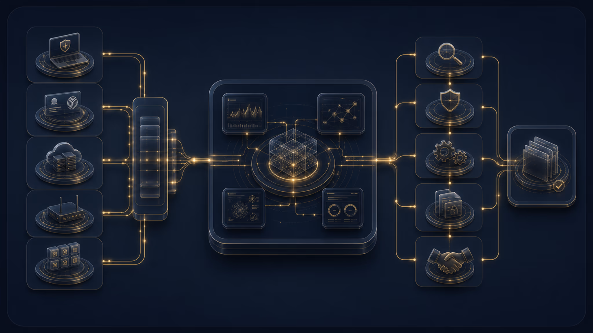 Capability card infographic for Managed Detection & Response (MDR/XDR)