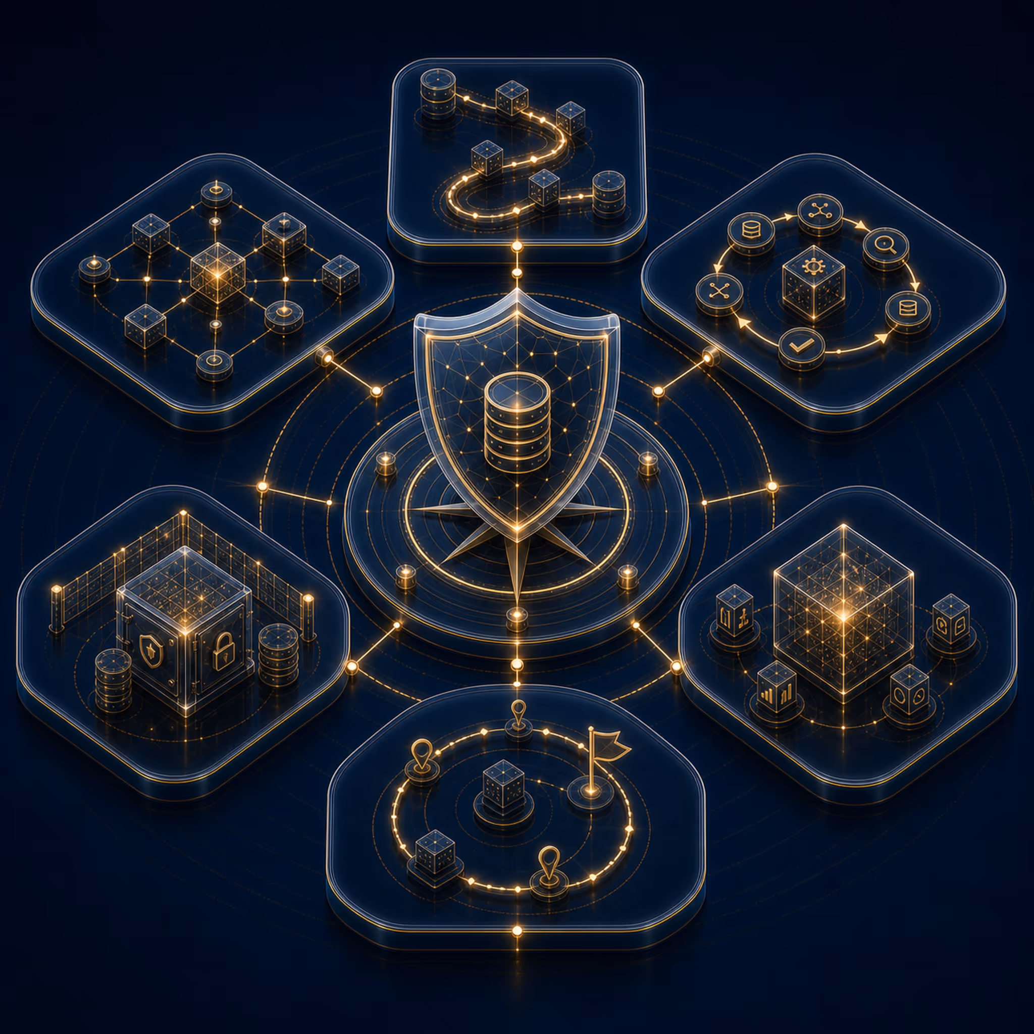 Data Strategy & Governance hero infographic slot