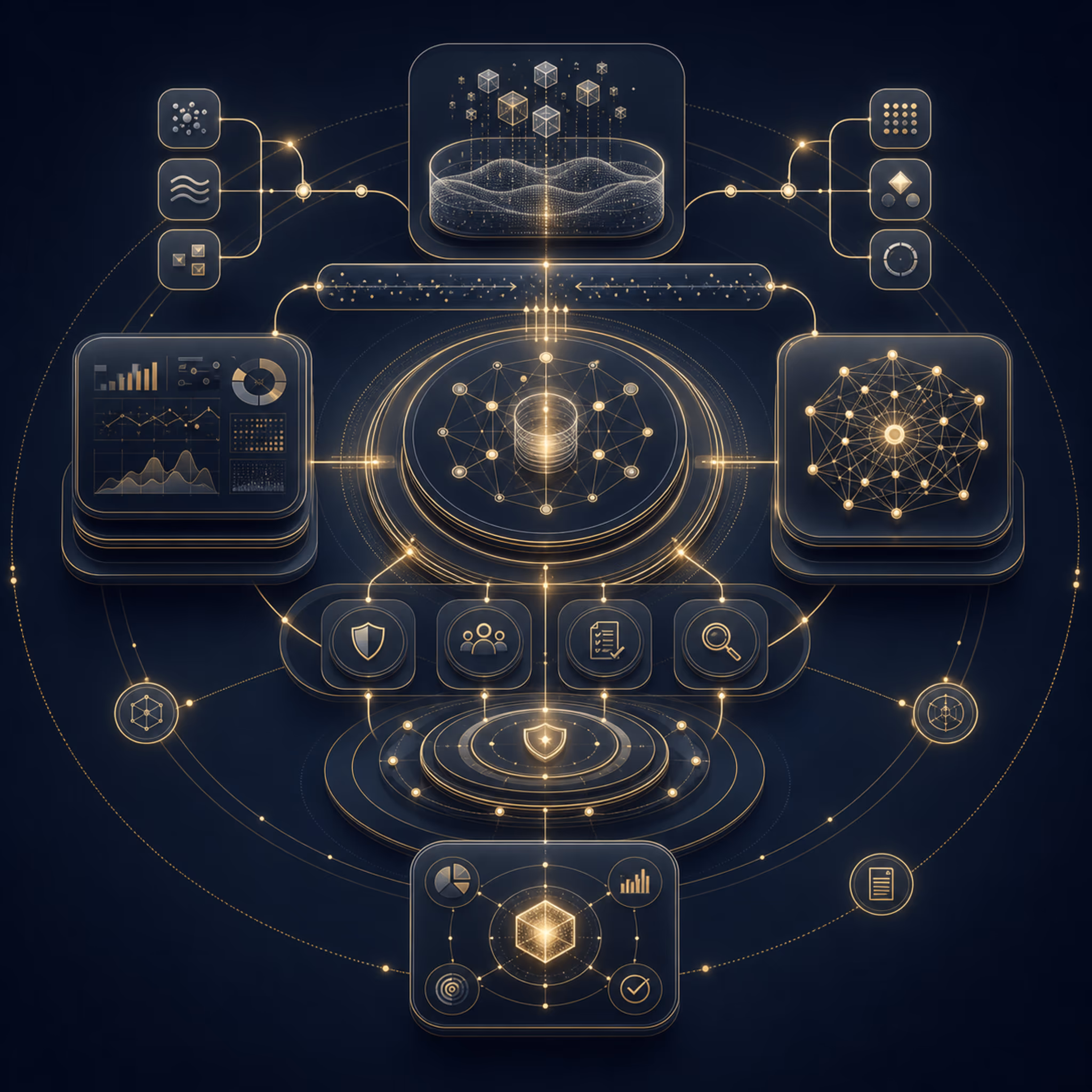 Data, Analytics & AI Solutions service area infographic