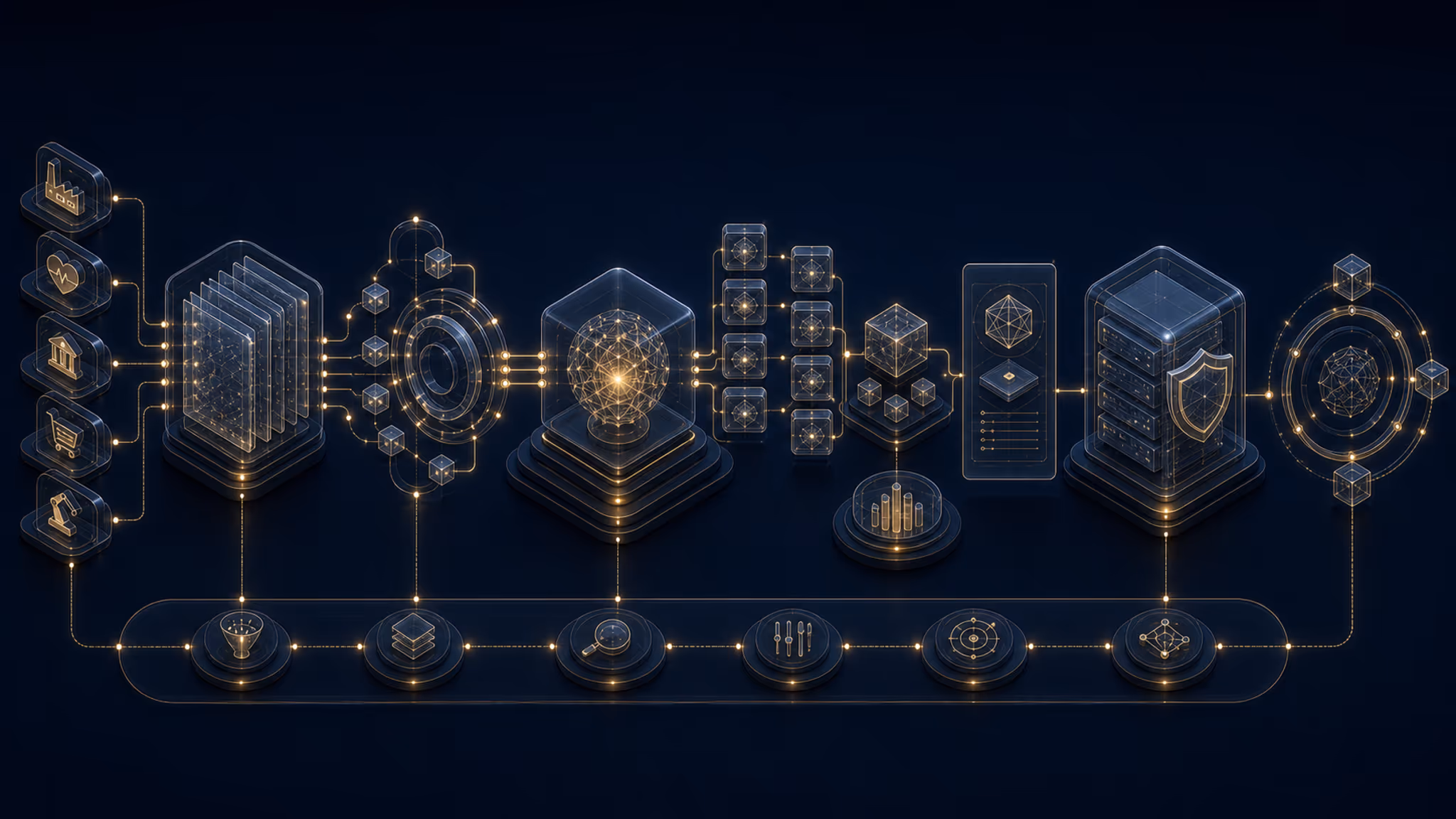 Capability card infographic for Industry Language Models (DSLM)