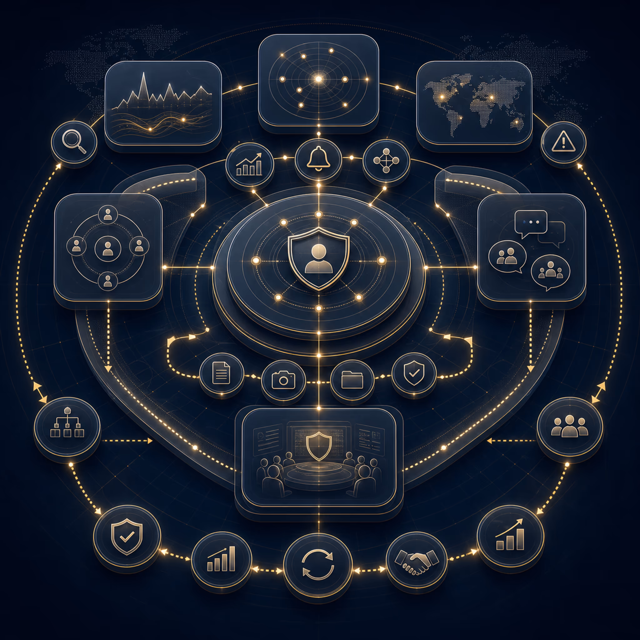 Digital Reputation & Crisis Management service area infographic