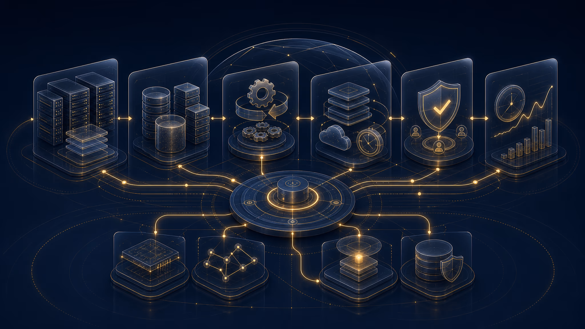 Capability card infographic for Server & Storage Management