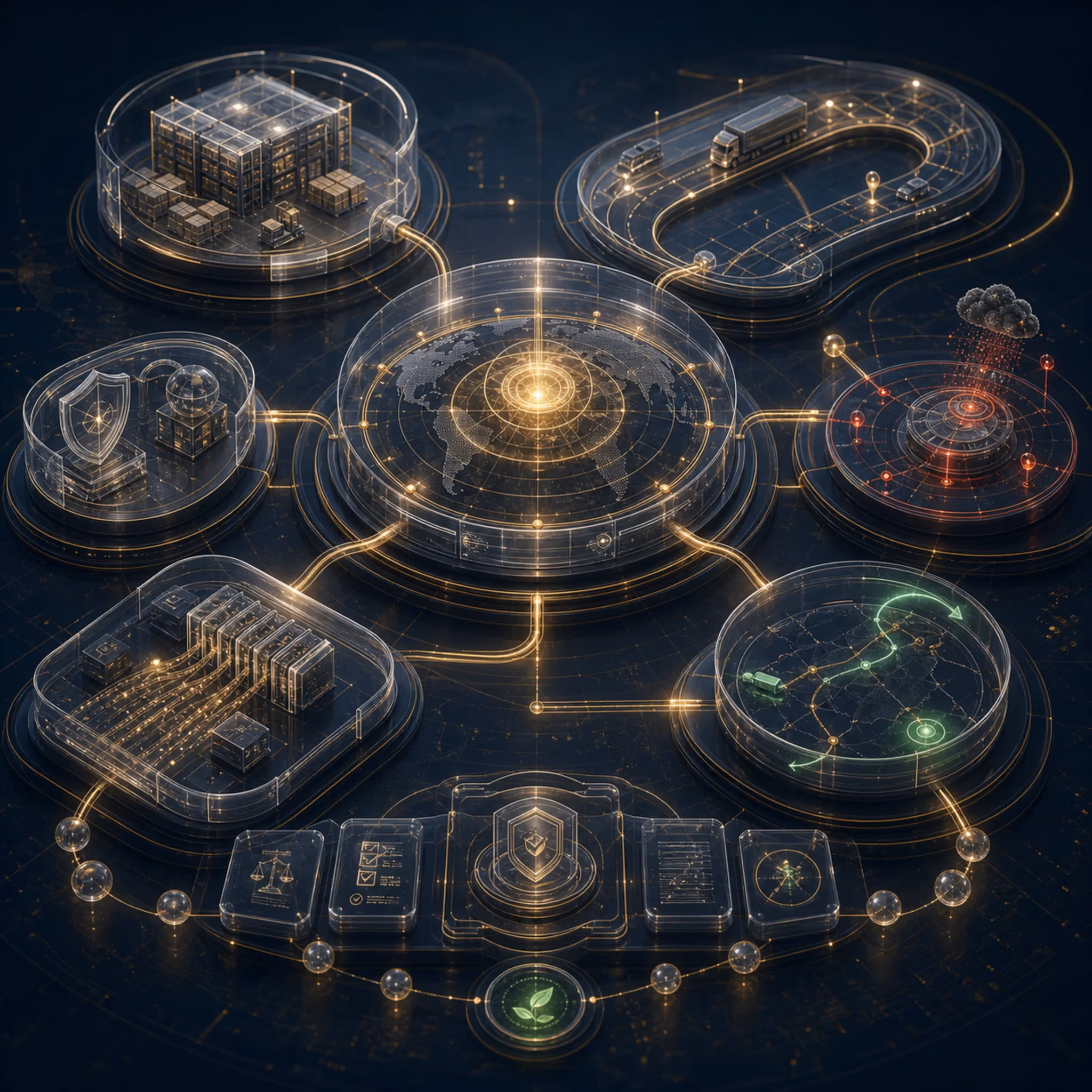 Logistics & Supply Chain Sectoral solution infographic